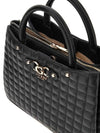 WOMEN'S HANDBAG - GUESS BLACK - HWQG84 24060 3