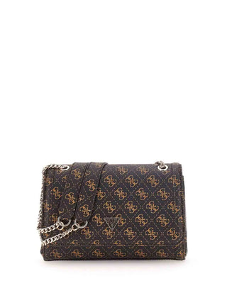 WOMEN'S SHOULDER BAG - GUESS BROWN - HWQG96 72210 1