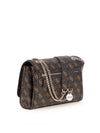 WOMEN'S SHOULDER BAG - GUESS BROWN - HWQG96 72210 2