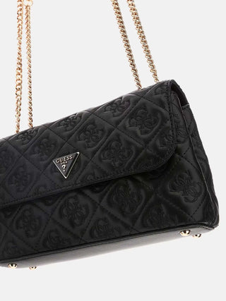 WOMEN'S SHOULDER BAG - GUESS BLACK - HWQL96 58210 4