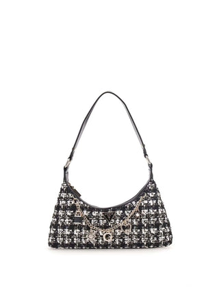 WOMEN'S SHOULDER BAG - GUESS BLACK-MULTI - HWTB86 79180