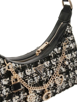 WOMEN'S SHOULDER BAG - GUESS BLACK-MULTI - HWTB86 79180 3