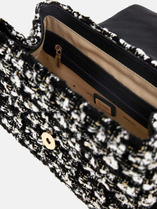 WOMEN'S SHOULDER BAG - GUESS BLACK-MULTI - HWTB86 79210 4