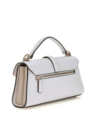 WOMEN'S HANDBAG - GUESS WHITE-TAUPE - HWVG96 55200 2