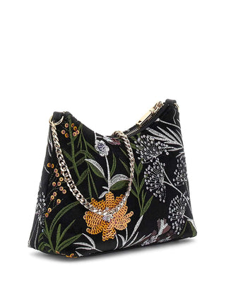 WOMEN'S SHOULDER BAG - GUESS BLACK-MULTI - HWVT93 50170 2