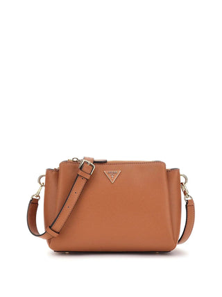 WOMEN'S SHOULDER BAG - GUESS COGNAC - HWZG96 72120
