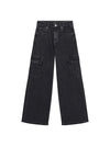 GIRLS' JEANS - GUESS KIDS BLACK - J5BA02 D5JL0 1