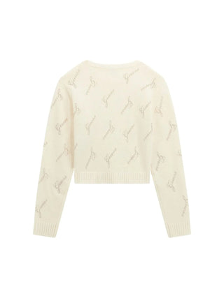 GIRL'S SWEATER - GUESS KIDS WHITE - J5BR28 Z0870 2