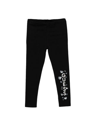 GIRL'S LEGGINGS - GUESS KIDS BLACK - K5BB02 J1314