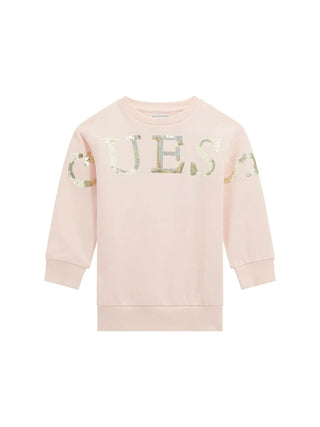 GIRL'S DRESS - GUESS KIDS PINK - K5BK10 KAD74