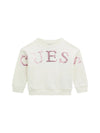 GIRLS' SWEATSHIRT - GUESS KIDS WHITE - K5BQ04 KAD74 1