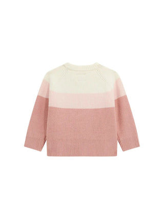 GIRLS' SWEATER - GUESS KIDS WHITE-PINK - K5BR06 Z3FU0 2