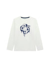 BOY'S T-SHIRT - GUESS KIDS WHITE - L5BI01 I3Z14 1