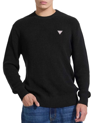 MEN'S SWEATER - GUESS JEANS BLACK - M4BR30 Z3HM1