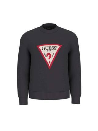 MEN'S SWEATER - GUESS JEANS BLACK - M4BR32 Z3HM1