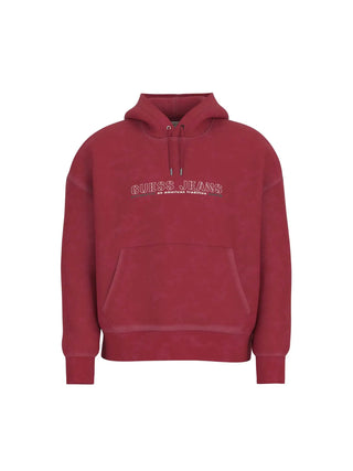 MEN'S SWEATSHIRT - GUESS JEANS RED - M5BQ30 KCPR1