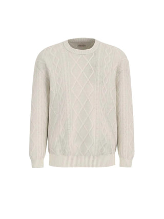 MEN'S SWEATSHIRT - GUESS JEANS WHITE - M5BR04 Z0561