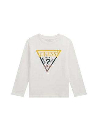 CHILD'S T-SHIRT - GUESS KIDS WHITE - N5BI21 I3Z14