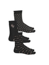 WOMEN'S SOCKS - GUESS UNDERWEAR BLACK - O4BG03 KCJ20 1