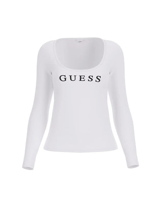 WOMEN'S T-SHIRT - GUESS UNDERWEAR WHITE - O5RI00 KBBU1