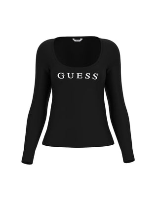 WOMEN'S T-SHIRT - GUESS UNDERWEAR BLACK - O5RI00 KBBU1