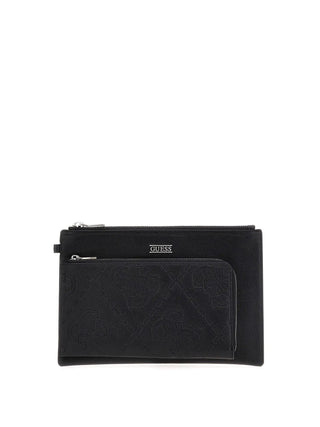 MEN'S POUCH - GUESS BLACK - PMBONG P5432