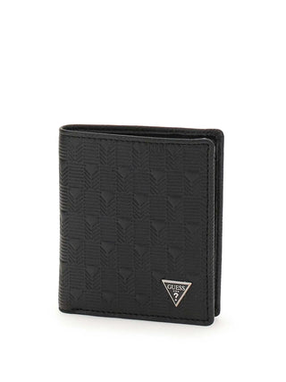 MEN'S WALLET - GUESS BLACK - SMMADL LEA22