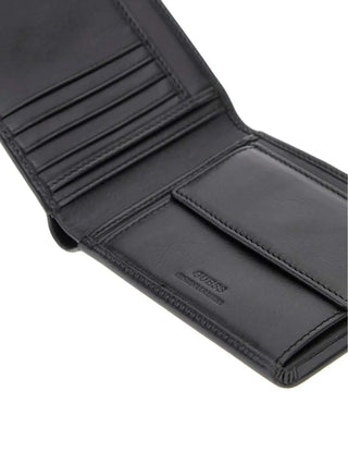 MEN'S WALLET - GUESS BLACK - SMNEBR LEA20 3