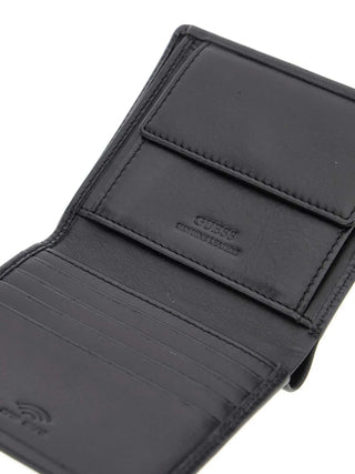 MEN'S WALLET - GUESS BLACK - SMNEBR LEA22 3
