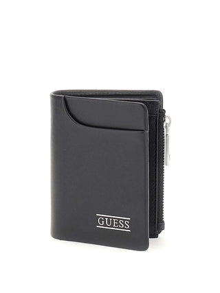 MEN'S WALLET - GUESS BLACK - SMNEBR LEA46