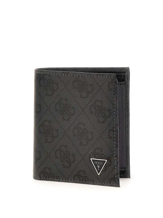 MEN'S WALLET - GUESS BLACK - SMVELE LEA22