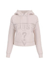 WOMEN'S SWEATSHIRT - GUESS ATHLEISURE CREAM - V2YQ08 K7UW2 1