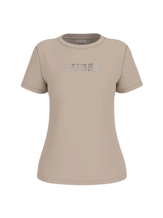 WOMEN'S T-SHIRT - GUESS ATHLEISURE GRAY - V3BI11 J1314