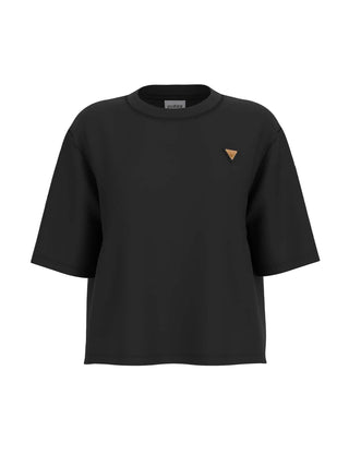 WOMEN'S T-SHIRT - GUESS ATHLEISURE BLACK - V4BI21 I3Z14