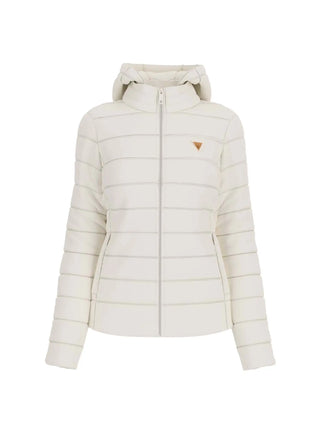 WOMEN'S JACKET - GUESS ATHLEISURE WHITE - V4YL04 WF3X0