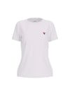 WOMEN'S T-SHIRT - GUESS ATHLEISURE WHITE - V5BI00 J1314 1