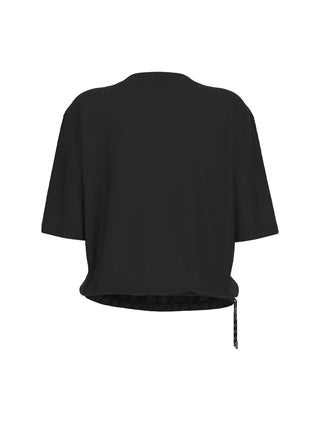 WOMEN'S T-SHIRT - GUESS ATHLEISURE BLACK - V5BI02 KCBF1 2