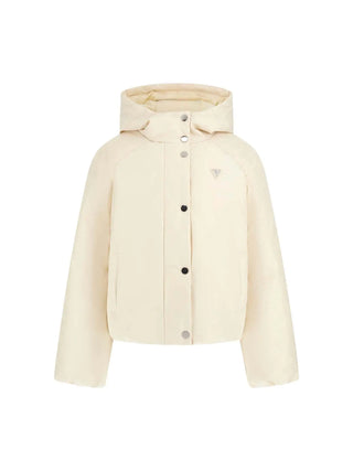 WOMEN'S JACKET - GUESS ATHLEISURE WHITE - V5BL07 WGLW2