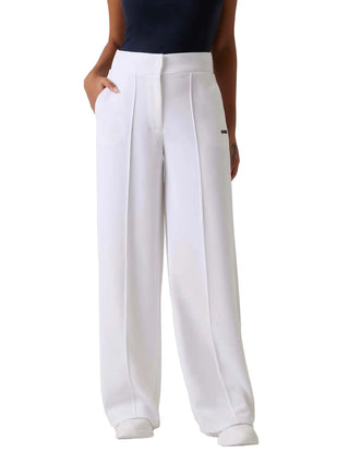 WOMEN'S TRACKSUIT PANTS - GUESS ATHLEISURE WHITE - V5GB02 KCYF2