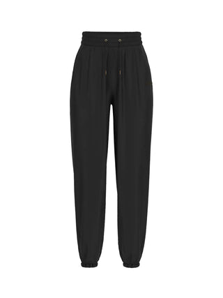 WOMEN'S TRACKSUIT PANTS - GUESS ATHLEISURE BLACK - V5YB06 KBSL2