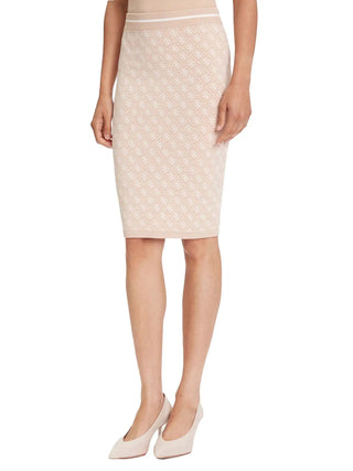 WOMEN'S SKIRT - GUESS APPAREL CREAM - W4BD53 Z37K0