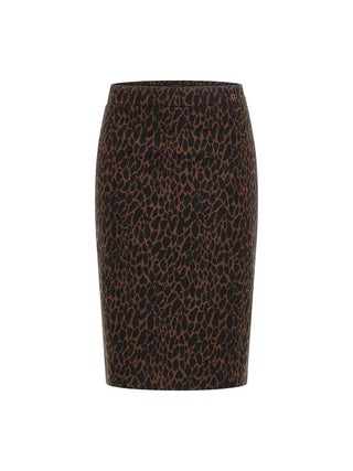 WOMEN'S SKIRT - GUESS APPAREL LEOPARD - W5BD84 W2362