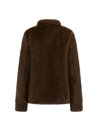 WOMEN'S JACKET - GUESS APPAREL BROWN - W5BL64 W3920 4