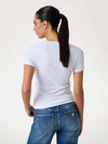 WOMEN'S T-SHIRT - GUESS APPAREL WHITE - W5YI05 J1314 3