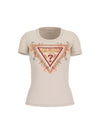 WOMEN'S T-SHIRT - GUESS APPAREL VANILLA - W5YI08 J1314 1