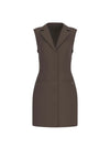 WOMEN'S DRESS - GUESS APPAREL BROWN - W5YK36 WGHC2 1