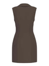 WOMEN'S DRESS - GUESS APPAREL BROWN - W5YK36 WGHC2 2