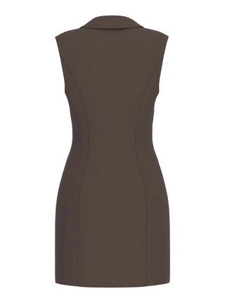 WOMEN'S DRESS - GUESS APPAREL BROWN - W5YK36 WGHC2 2