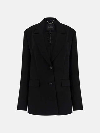 WOMEN'S JACKET - GUESS APPAREL BLACK - W5YN46 WGHC2