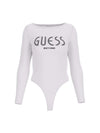 WOMEN'S BODYSUIT - GUESS APPAREL WHITE - W5YP05 K68D2 1
